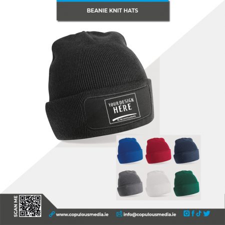 Personalise Beanie Knit Hats