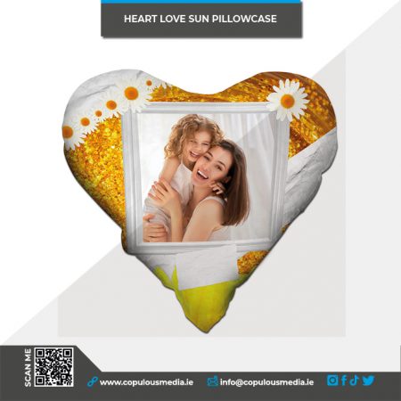 Heart Shaped Sun Pillowcase