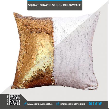 Square Shaped Sequins Pillowcase/2 Colours