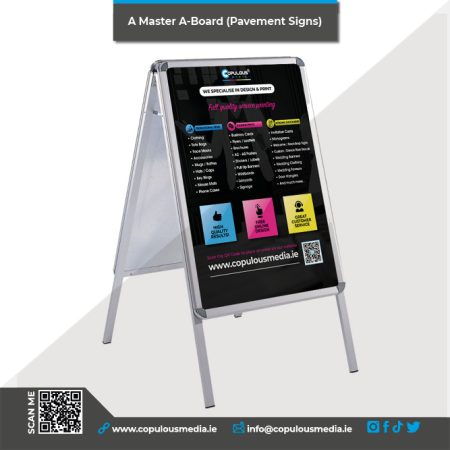 A Master A-Board (Double Sided Pavement Signs)